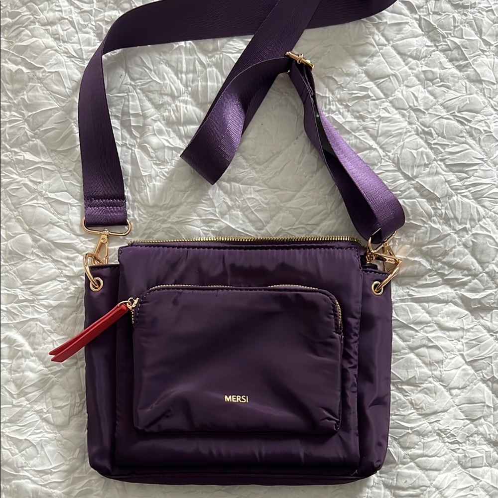 Elegant Purple Crossbody Bag